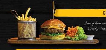 Bonappé classic grilled beef burger